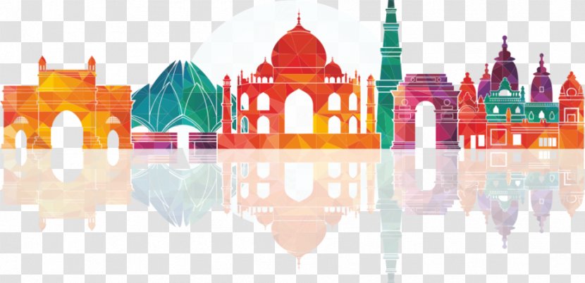 New Delhi Vector Graphics Illustration Skyline - Landmark - Building Home Transparent PNG