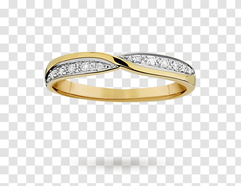 Wedding Ring Diamond Engagement Jewellery - Gold - Ladies Rings Transparent PNG