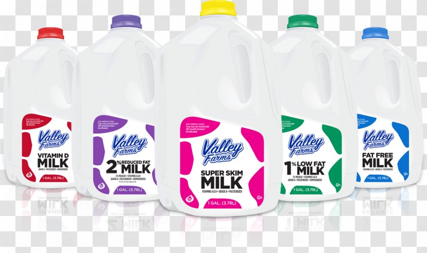 Milk Plastic Bottle Farm Dairy Products Cattle - Skimmed - Pail Transparent PNG