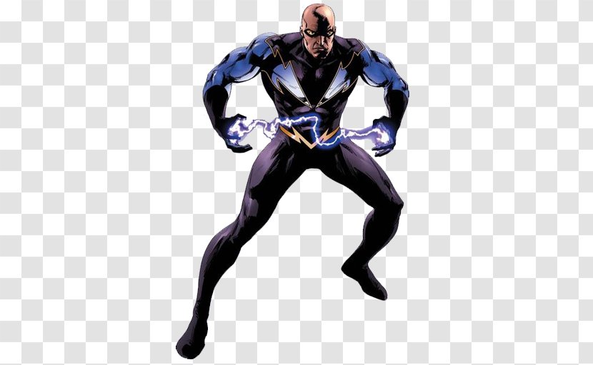 Black Lightning And Blue Devil Thunder Superhero - Joint Transparent PNG