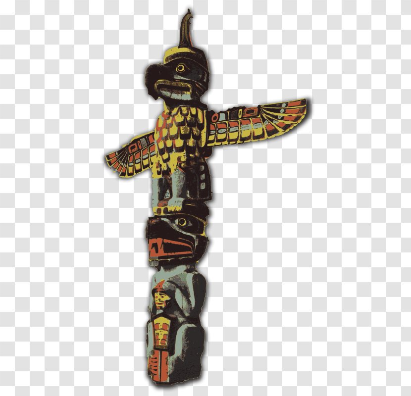 Clip Art Totem Pole Vector Graphics Image - Native Americans In The United States Transparent PNG