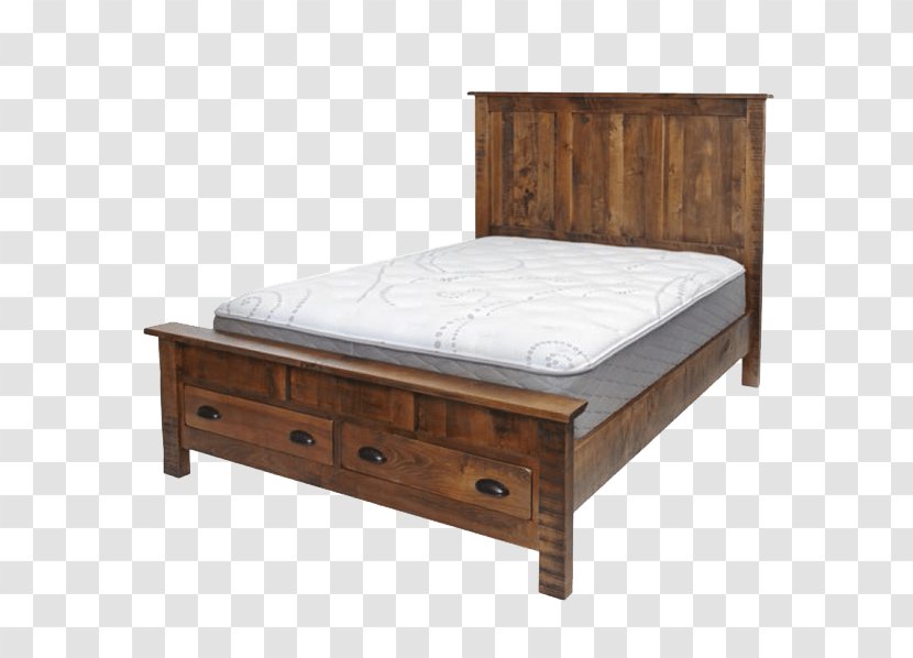 Bed Frame Bedside Tables Furniture Mattress - Garderob Transparent PNG