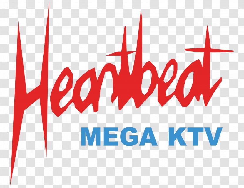 Heartbeat Mega KTV Logo Graphic Design Nightclub Pulse - Heart Beat Transparent PNG