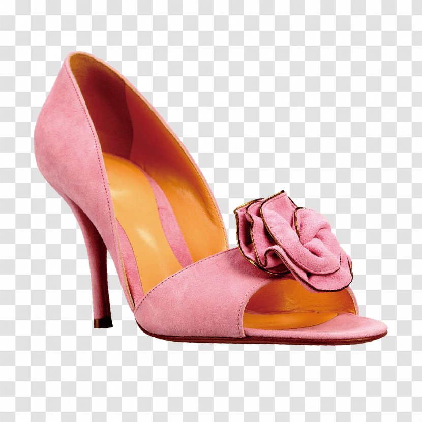 Shoe High-heeled Footwear Pink Absatz - Basic Pump - Red Lady High Heels Transparent PNG