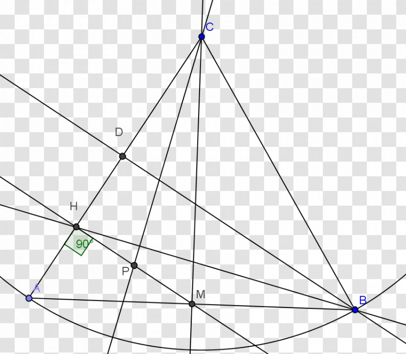 Triangle Point Symmetry - Diagram - Isosceles Transparent PNG