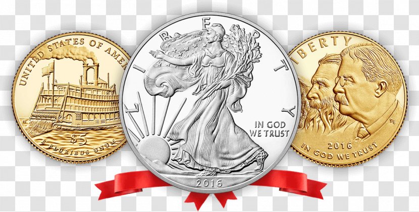 Silver Coin American Eagle Gold Transparent PNG