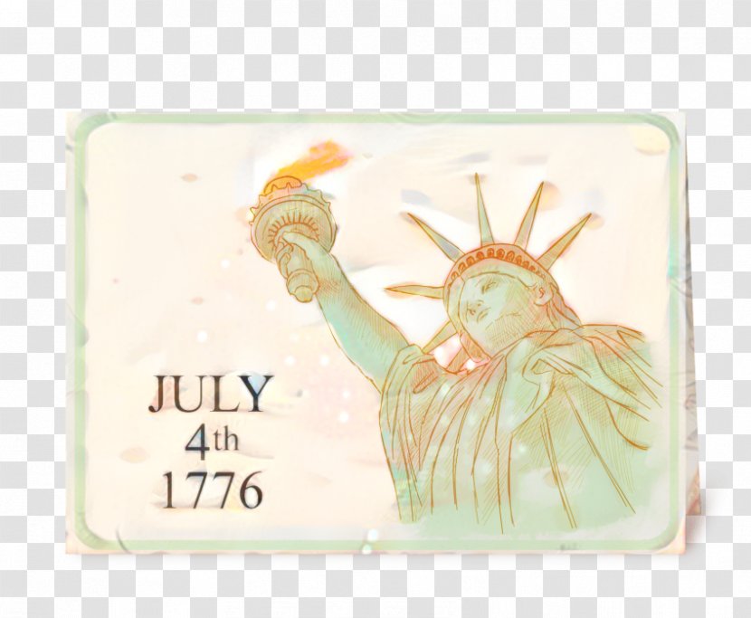Independence Day Cartoon - Greeting - Label Statue Transparent PNG