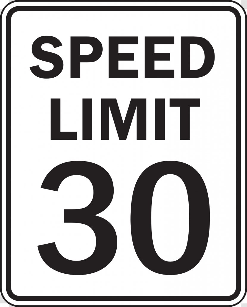 Speed Limit Traffic Sign Warning Clip Art - No Parking Transparent PNG