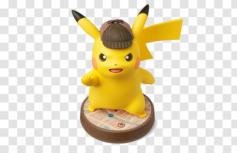 Detective Pikachu Super Smash Bros. For Nintendo 3DS And Wii U Amiibo Video Game Transparent PNG