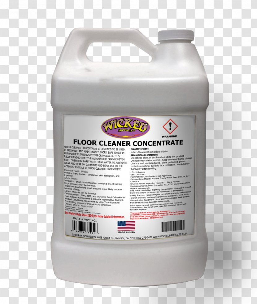 Solvent In Chemical Reactions - Floor Wash Transparent PNG