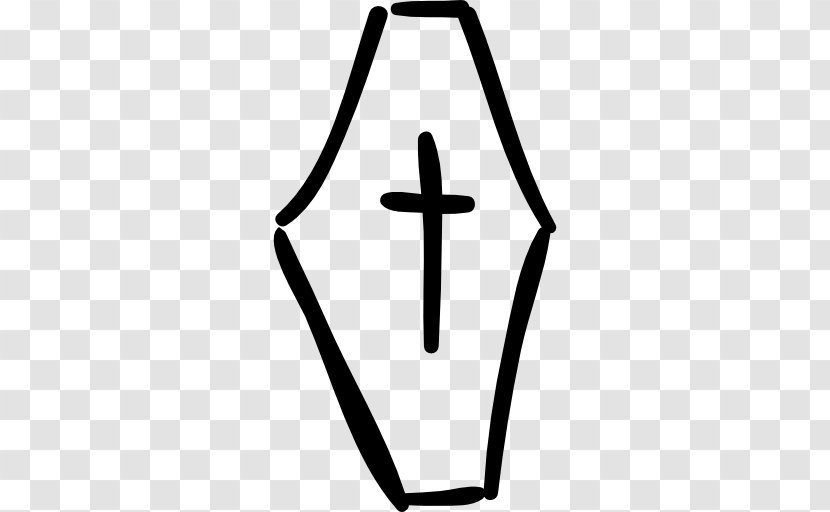 Drawing Coffin - Cross-shaped Transparent PNG