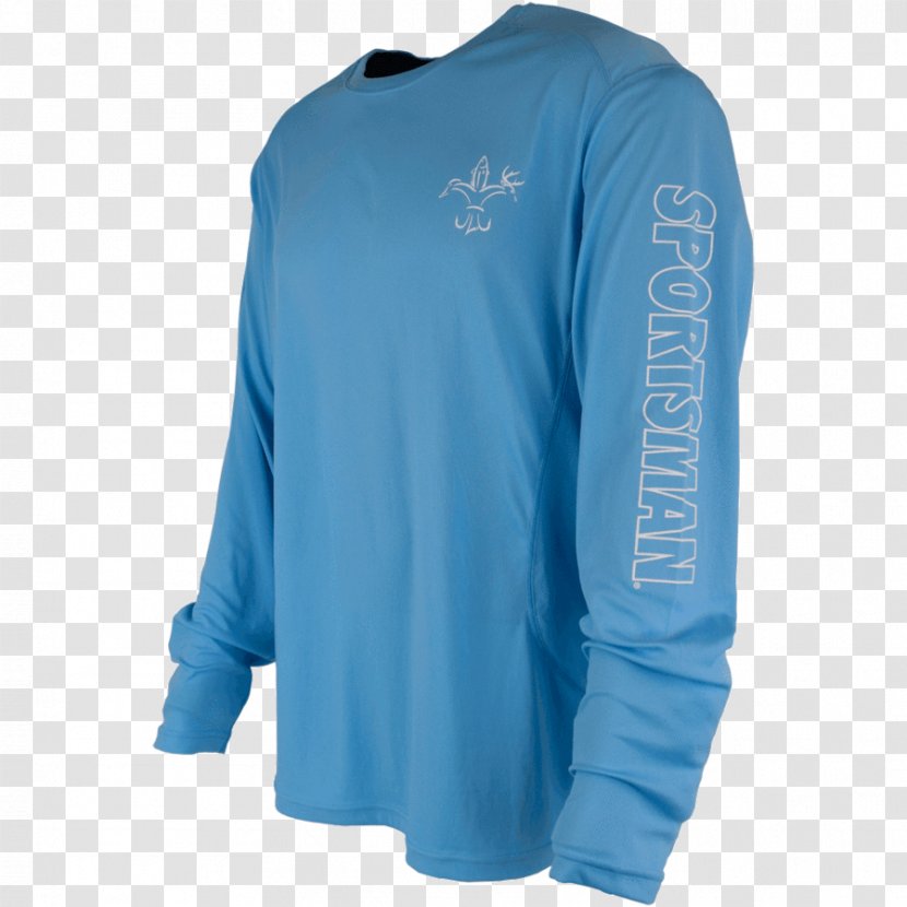 Long-sleeved T-shirt Sports Fan Jersey - Blue - Cool Line Transparent PNG