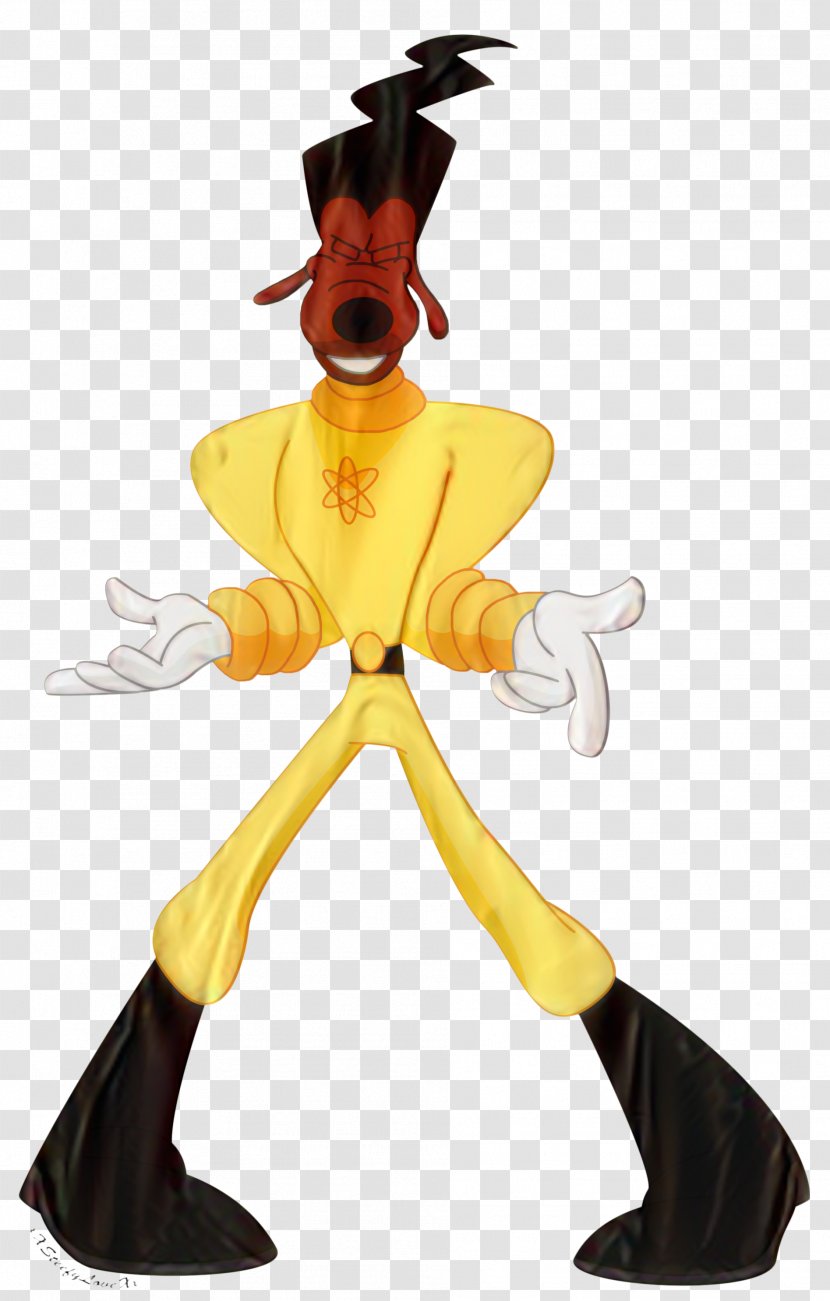 Powerline Max Goof A Goofy Movie Unemployment Lady - Toy - Yellow Transparent PNG