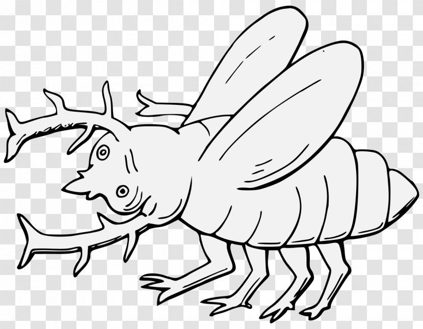 Stag Beetle Clip Art Vector Graphics Line Transparent PNG