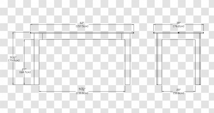 Furniture Line Angle - Rectangle Transparent PNG