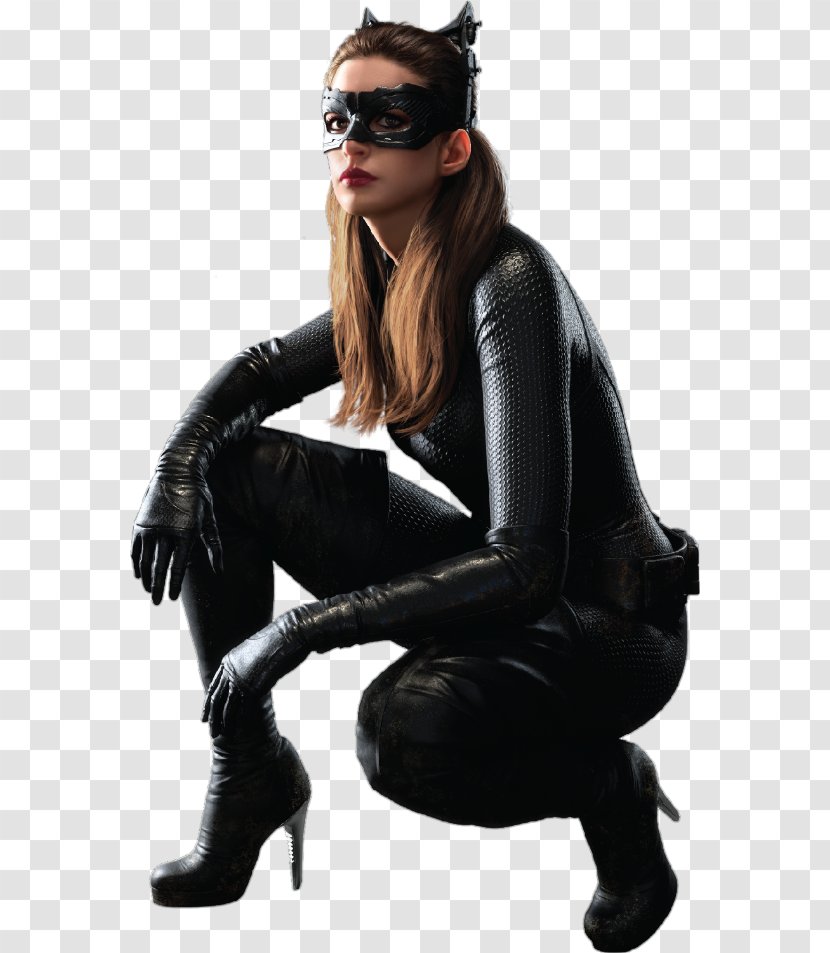 Catwoman Batman The Dark Knight Rises Anne Hathaway Female - Flower Transparent PNG