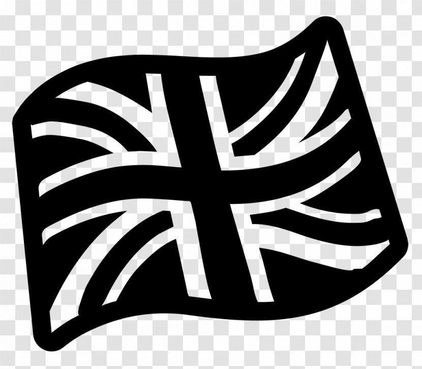 Union Jack - Flag Of England - Blackandwhite Symbol Transparent PNG