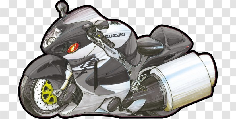 Suzuki Hayabusa Motorcycle Fairing Car - Automotive Design Transparent PNG