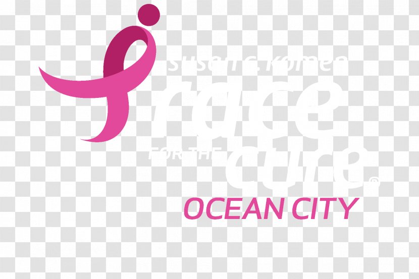 Susan G. Komen For The Cure Des Moines Race Logo Pink Ribbon Brand - Purple - Top Maryland Cities Transparent PNG