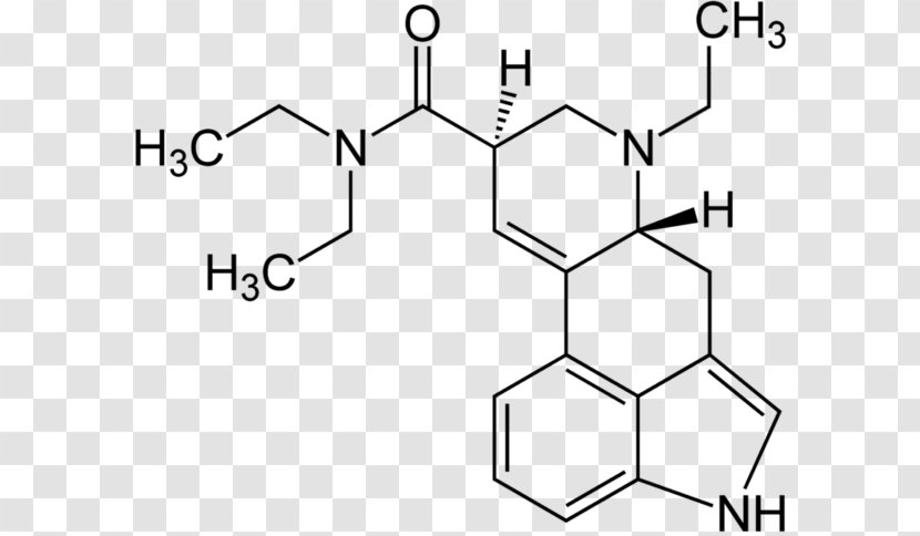 Lysergic Acid Diethylamide Psychedelic Drug 1P-LSD ALD-52 - White - Formula Transparent PNG