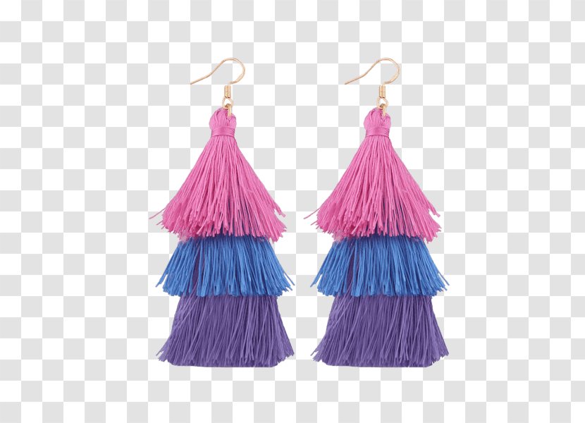 Earring Jewellery Tassel Bead Charms & Pendants - Lilac - Twinkle Deals Dresses Transparent PNG