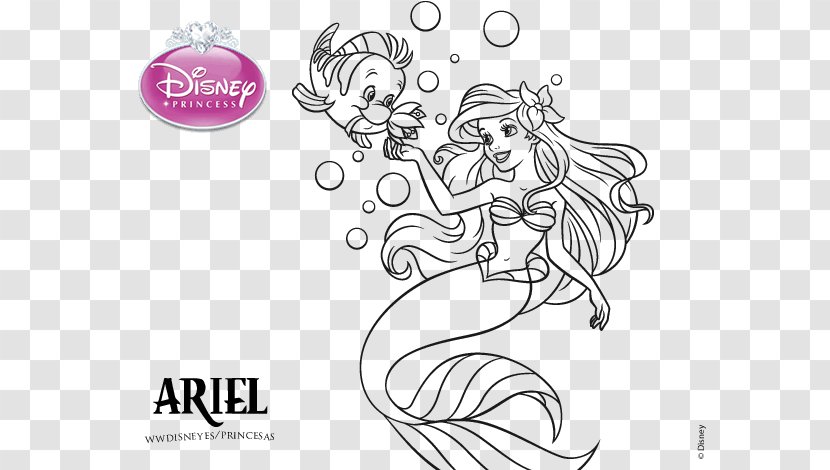 Ariel La Sirenita Y Otros Cuentos Rapunzel Flounder Princess Aurora - Flower - ARIEL BABY Transparent PNG