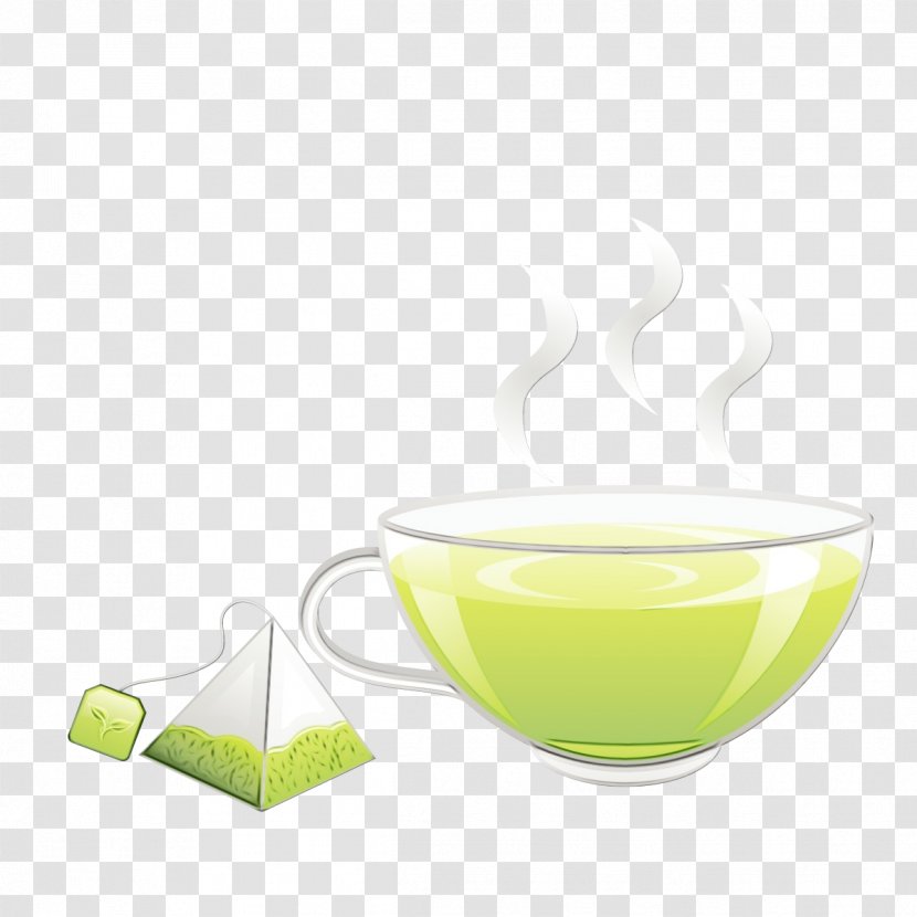 Green Serveware Drink Liquid Tableware - Teacup Mixing Bowl Transparent PNG