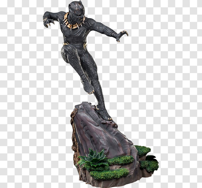 Erik Killmonger Black Panther Iron Man Collector Figurine - Sideshow Collectibles - Monger Transparent PNG