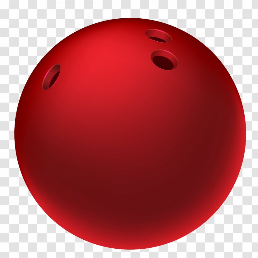 Red Bowling Ball Sphere - Magenta - Clipart Picture Transparent PNG