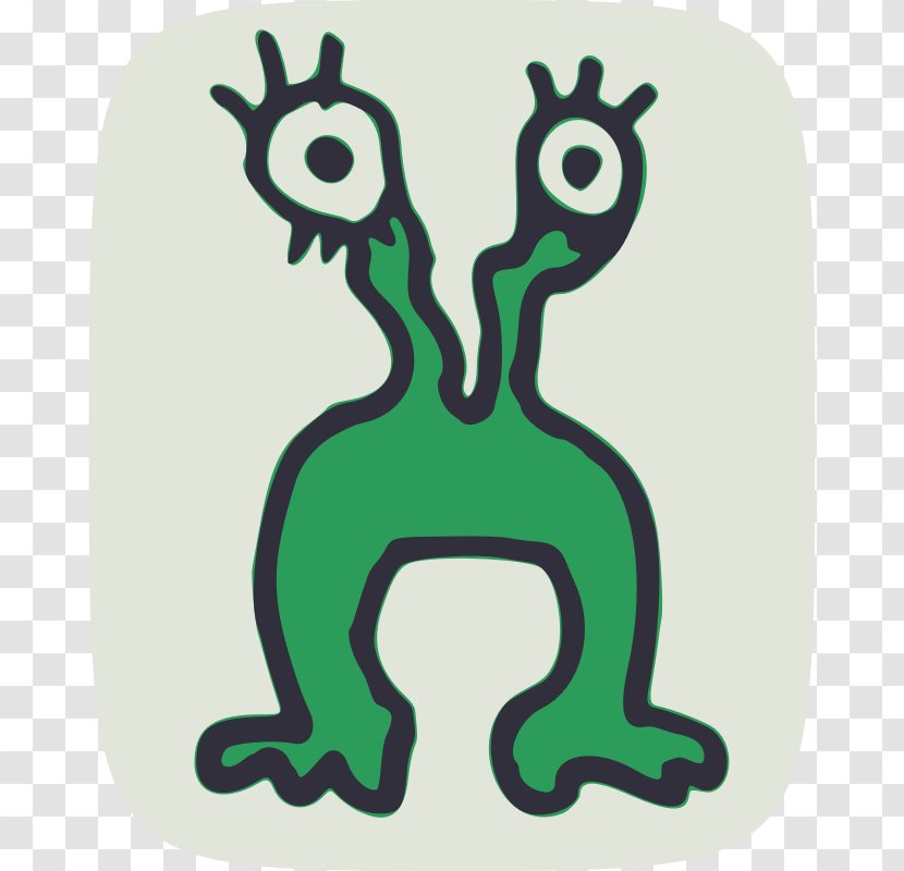 Alien Drawing Clip Art - Organism Transparent PNG