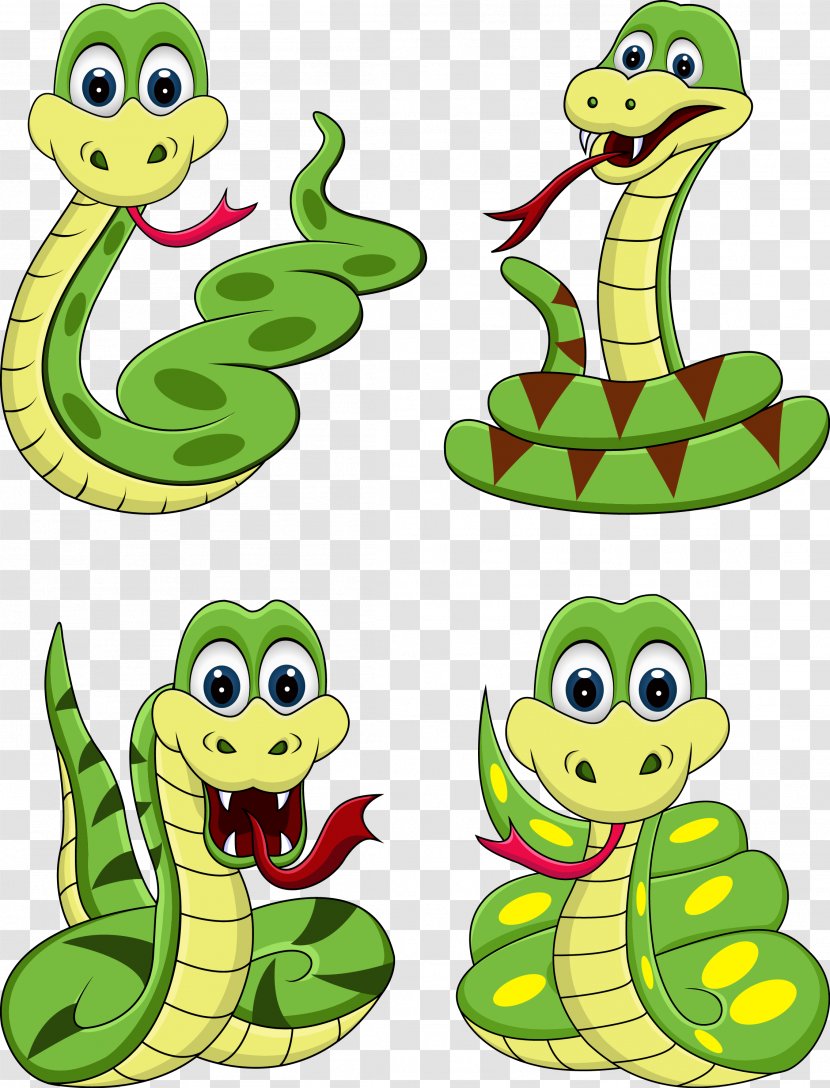 Snake Cartoon Royalty-free Clip Art - Grass - Image Free Matting Transparent PNG