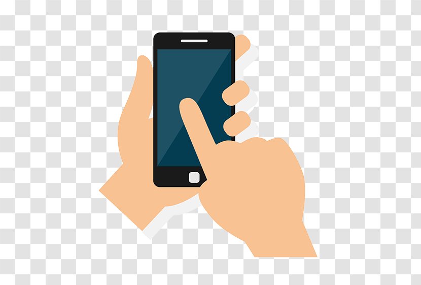 Smartphone Thumb Communication Transparent PNG