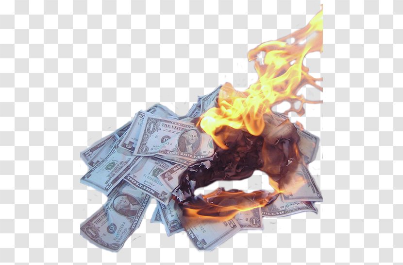 Money Burning Cash Payment Finance - Burn Transparent PNG