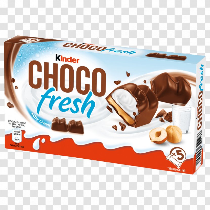 Kinder Choco Fresh Milk Chocolate Ferrero SpA - Bar Transparent PNG