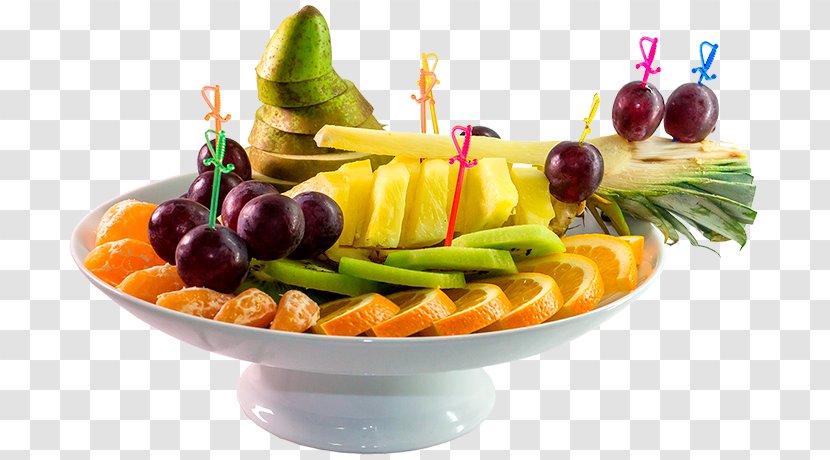 Fruit Plombières Ice Cream Vegetarian Cuisine Plate - Sauce Transparent PNG