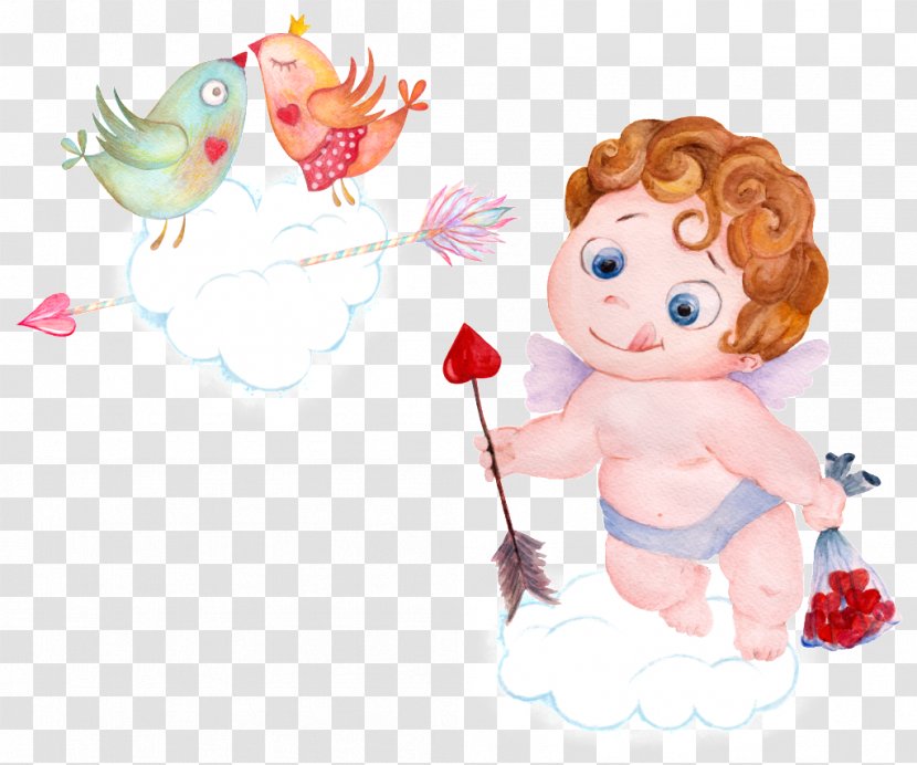 Cupid Vector Graphics Royalty-free Image Illustration - Fictional Character - Cartoon Transparent PNG