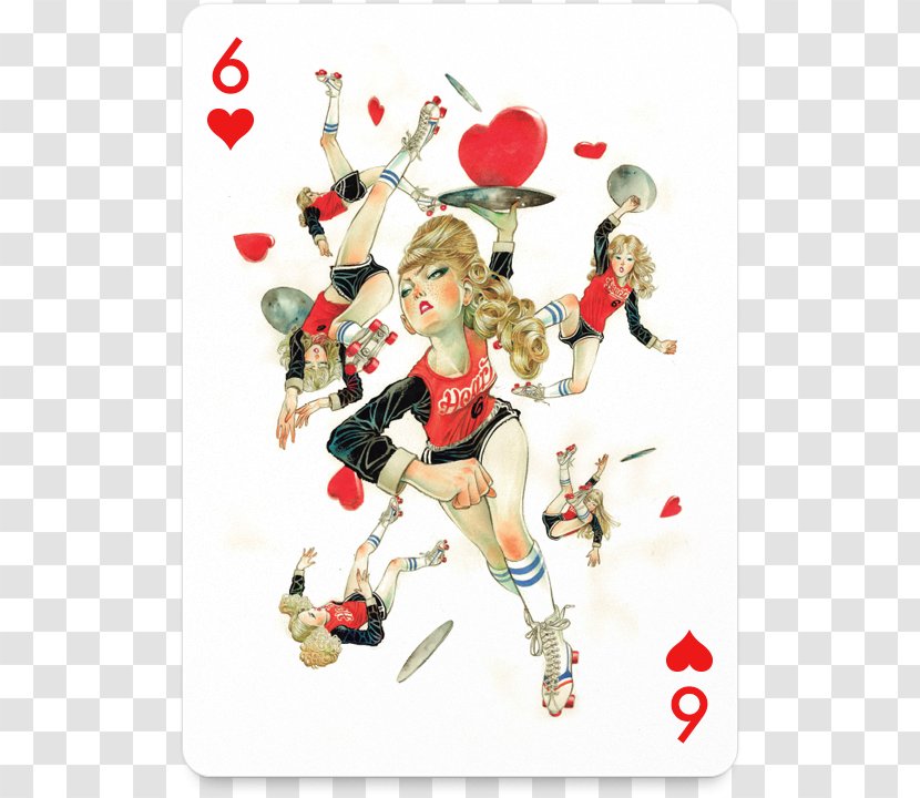 Playing Card Game Illustration Hearts - Silhouette - Attitude Transparent PNG