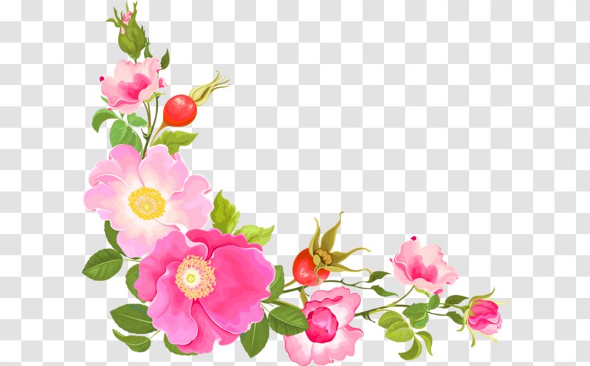 Flower Floral Design Watercolor Painting Clip Art - Blossom - Garland Transparent PNG