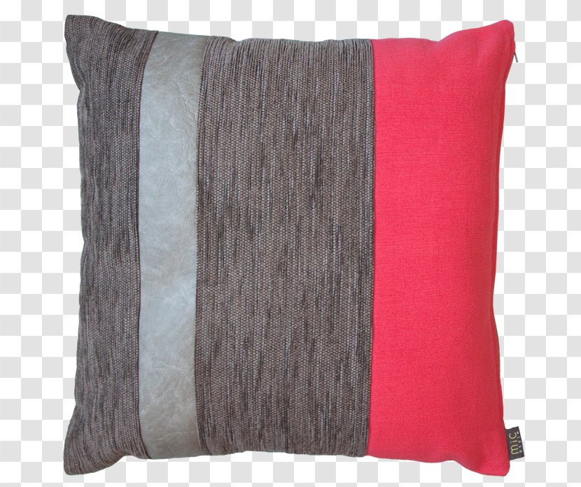 Throw Pillows Cushion Brown White - Gray Stripes Transparent PNG