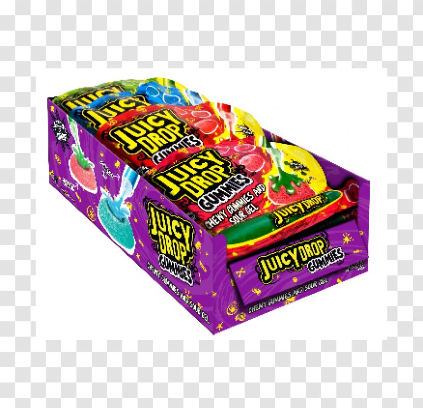 Gummi Candy Juice Lollipop Juicy Drop Pop Topps Transparent PNG