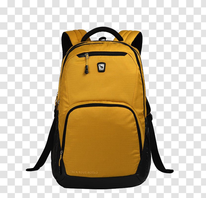 Backpack Baggage Travel - Bag - Khaki Transparent PNG