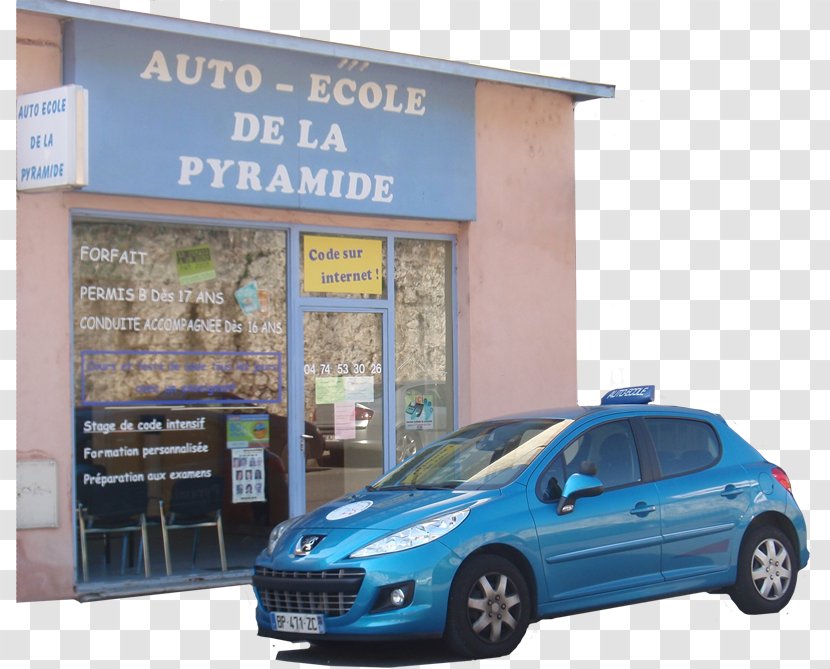 Peugeot 207 Mid-size Car 206 Driving School De La Pyramide - Compact - Auto Ecole Transparent PNG