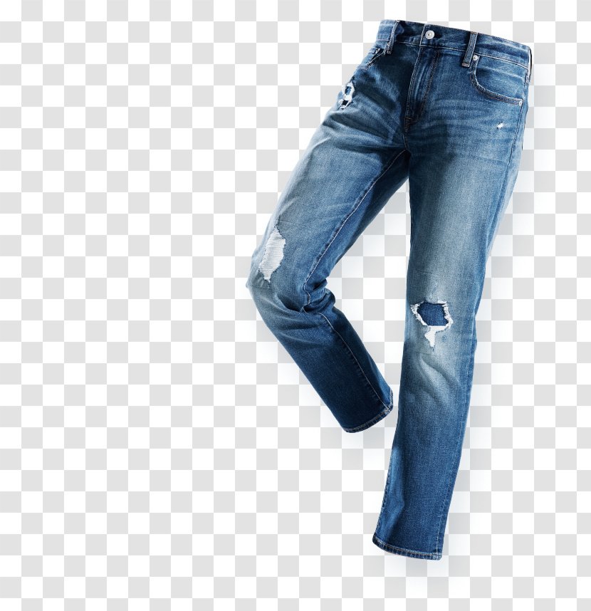 Jeans Denim Slim-fit Pants Uniqlo - Top Transparent PNG