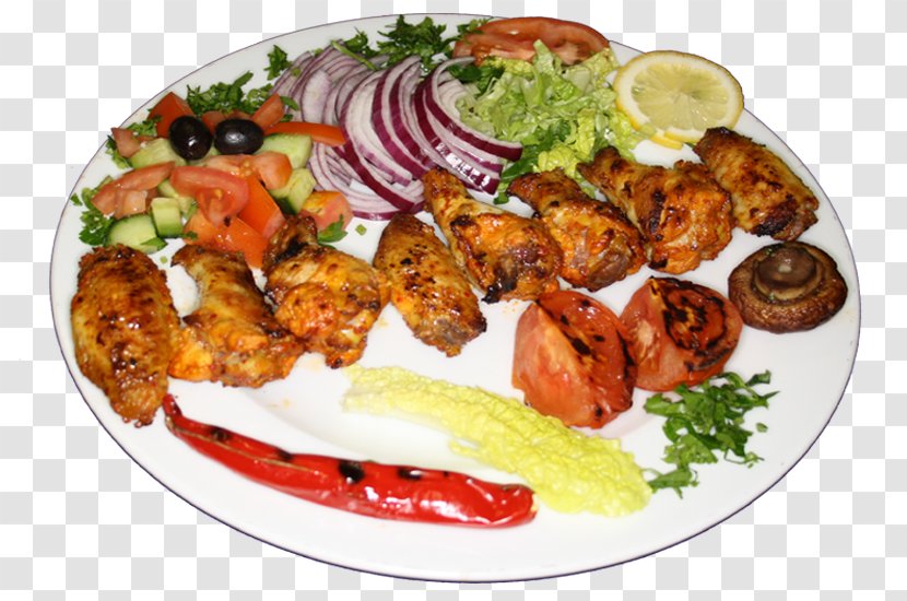 Shish Taouk Souvlaki Kebab Full Breakfast Middle Eastern Cuisine - Asian Food - Kanat Transparent PNG