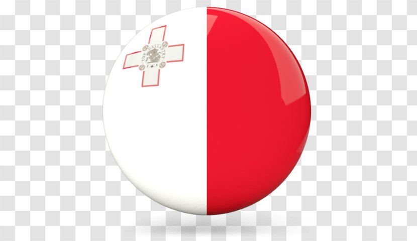 Flag Of Malta Language - Red Transparent PNG