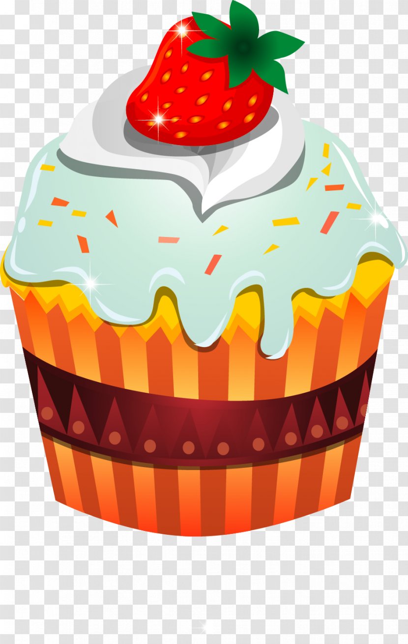 Cupcake Birthday Cake Wedding - Dessert - Cartoon Transparent PNG