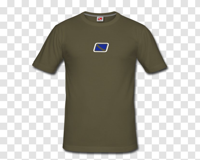 T-shirt Hoodie Clothing Top Spreadshirt - T Shirt - Olive Flag Material Transparent PNG