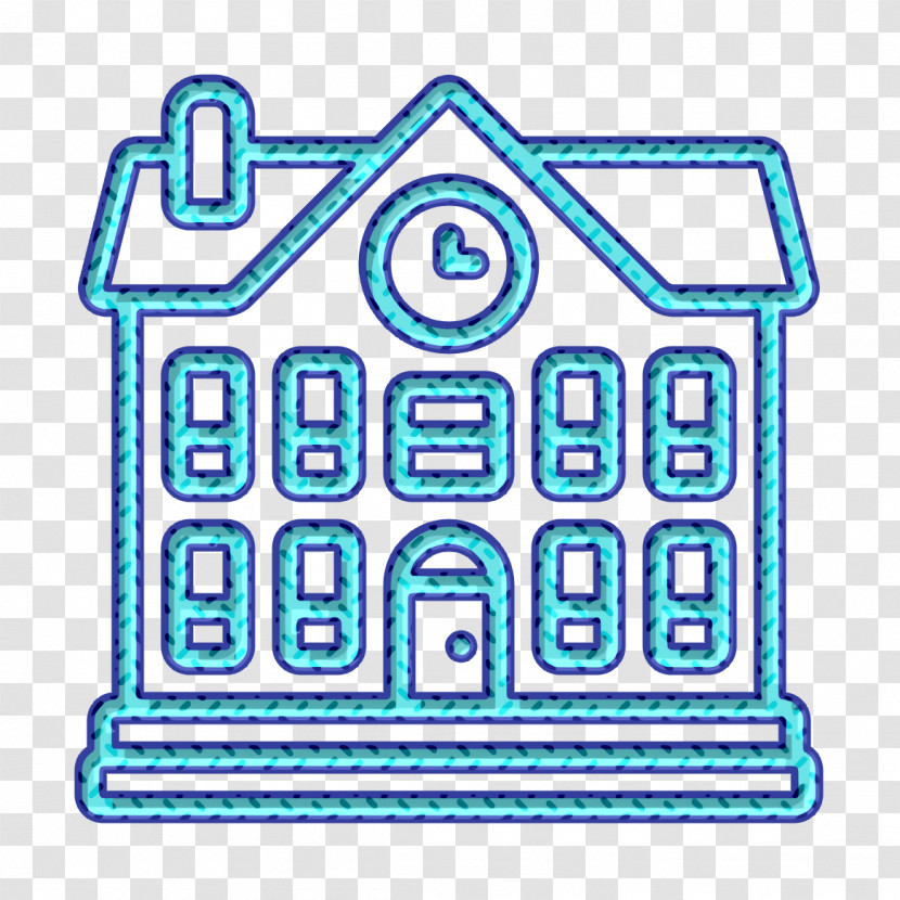 City Life Icon School Icon Transparent PNG