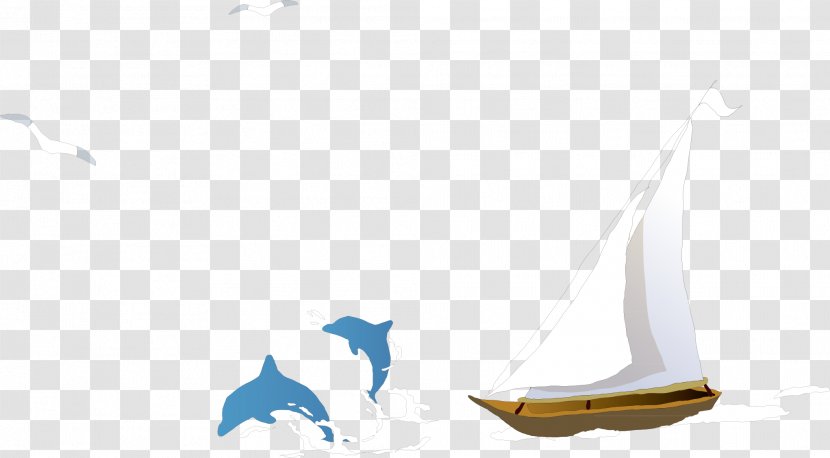 Shoe Pattern - Dolphin Sailboat Transparent PNG