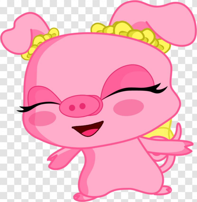 Pig Love & Pet - Frame Transparent PNG